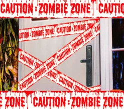 Avspärrningsband, caution zombie zone 6 m