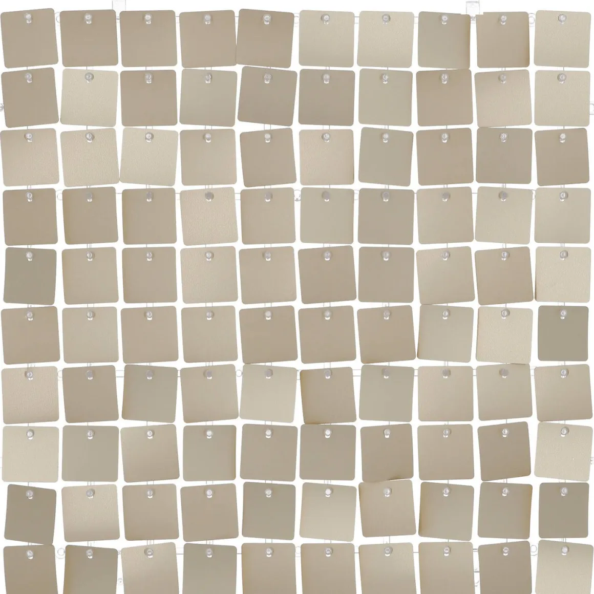 Backdrop paljettpanel, matt guld 30x30 cm 12 st
