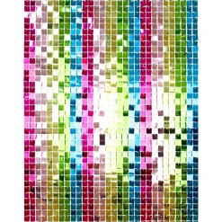 Backdrop paljettpanel, multi 30x30 cm 12 st