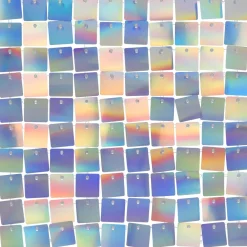 Backdrop paljettpanel, skimrande 30x30 cm 12 st