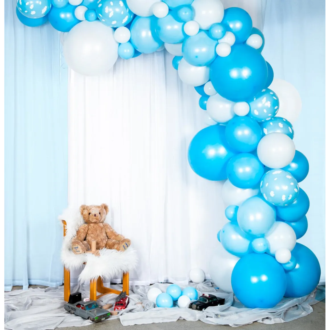 Ballongbåge, baby blå