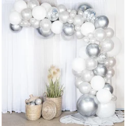 Ballongbåge, silver/krom