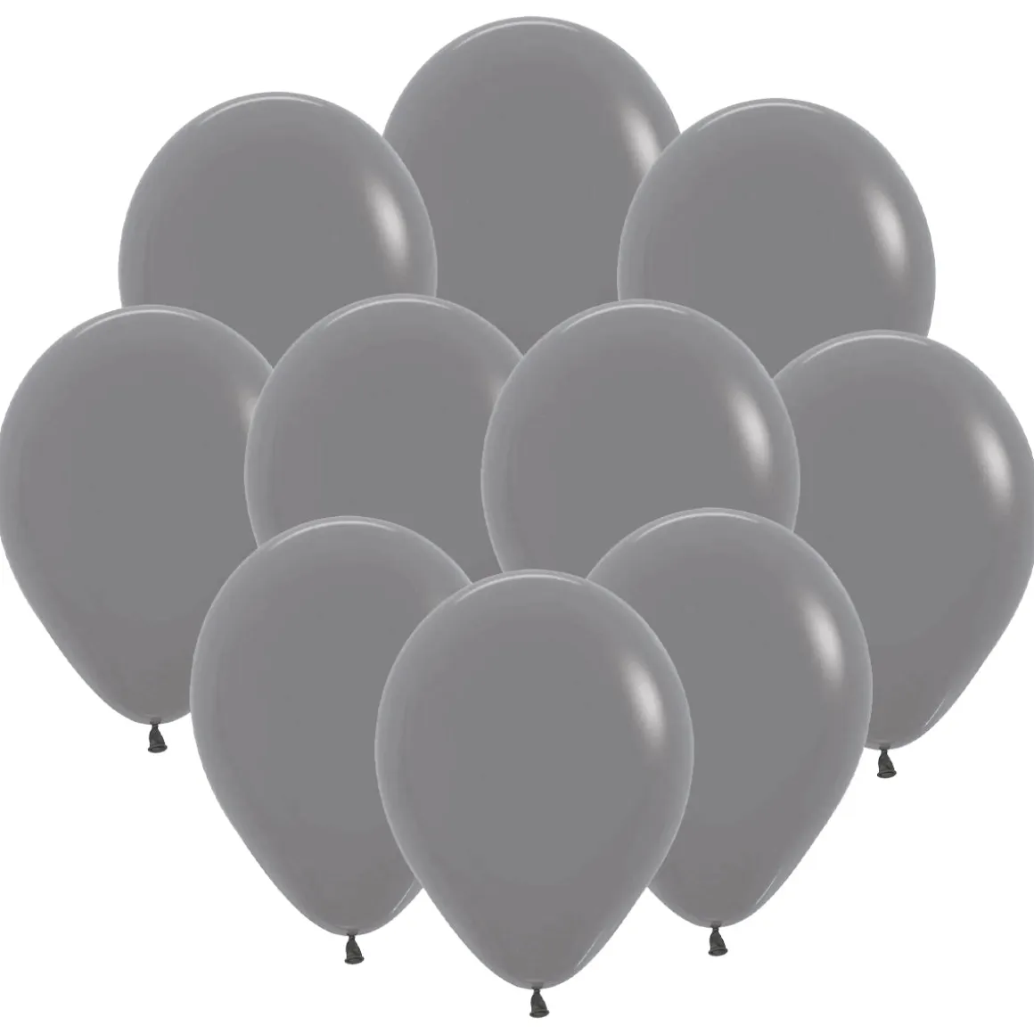 Ballonger, betonggrå 30 cm 10 st