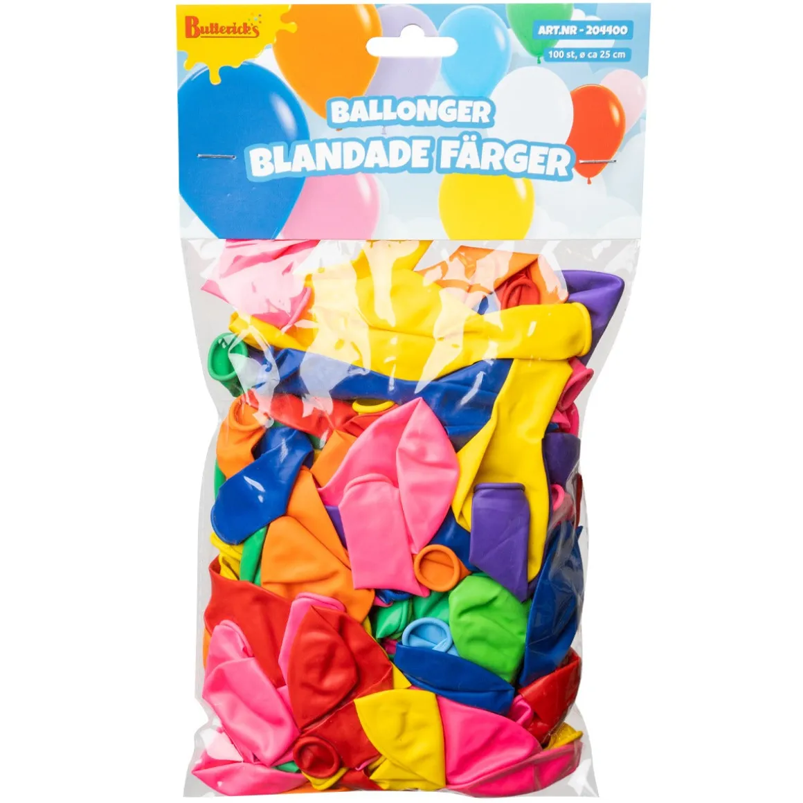 Ballonger, 25 cm 100 st