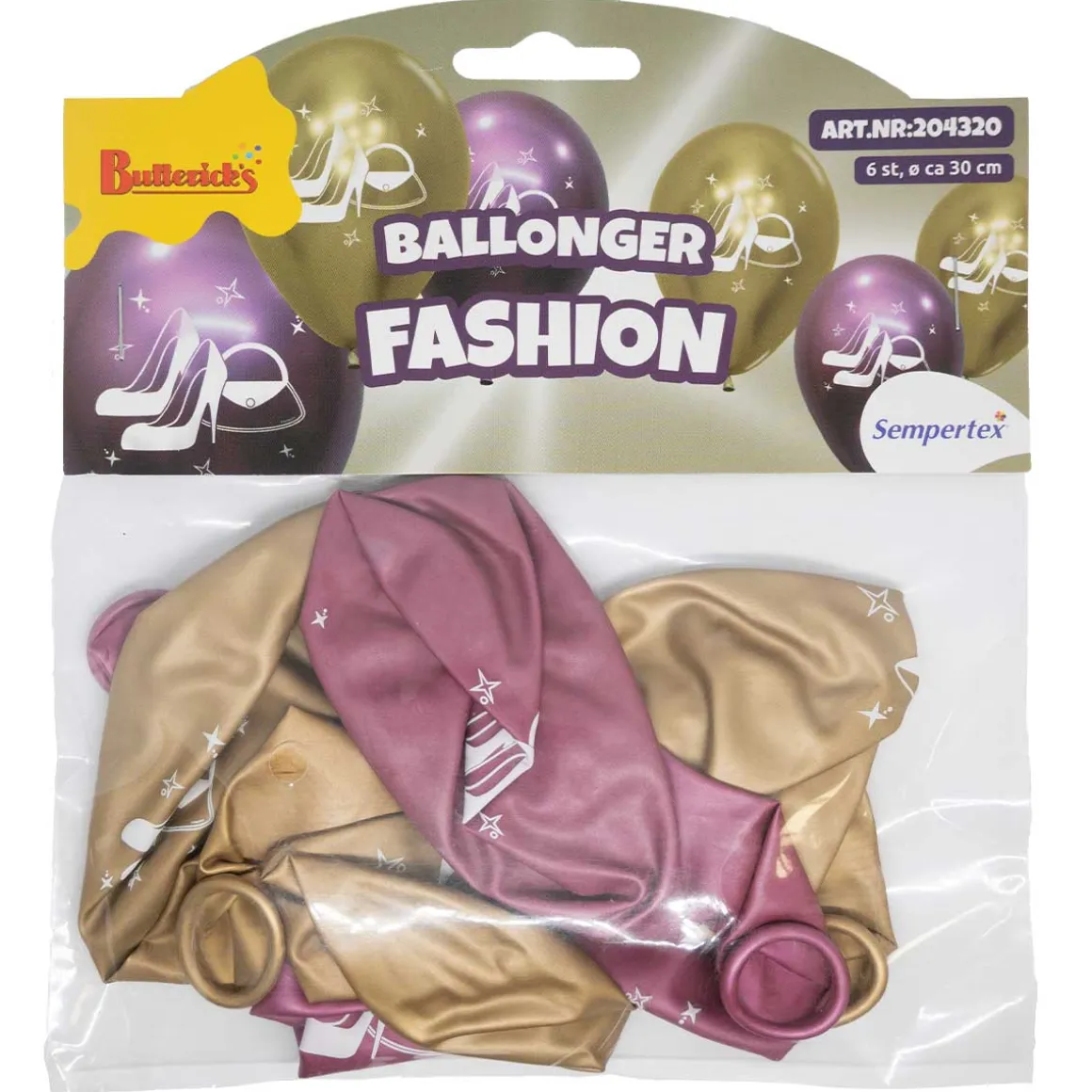 Ballonger, fashion 6 st