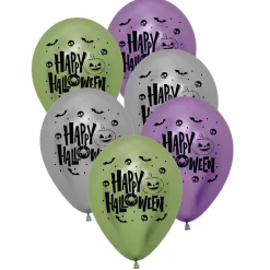 Ballonger, happy halloween reflex 6 st
