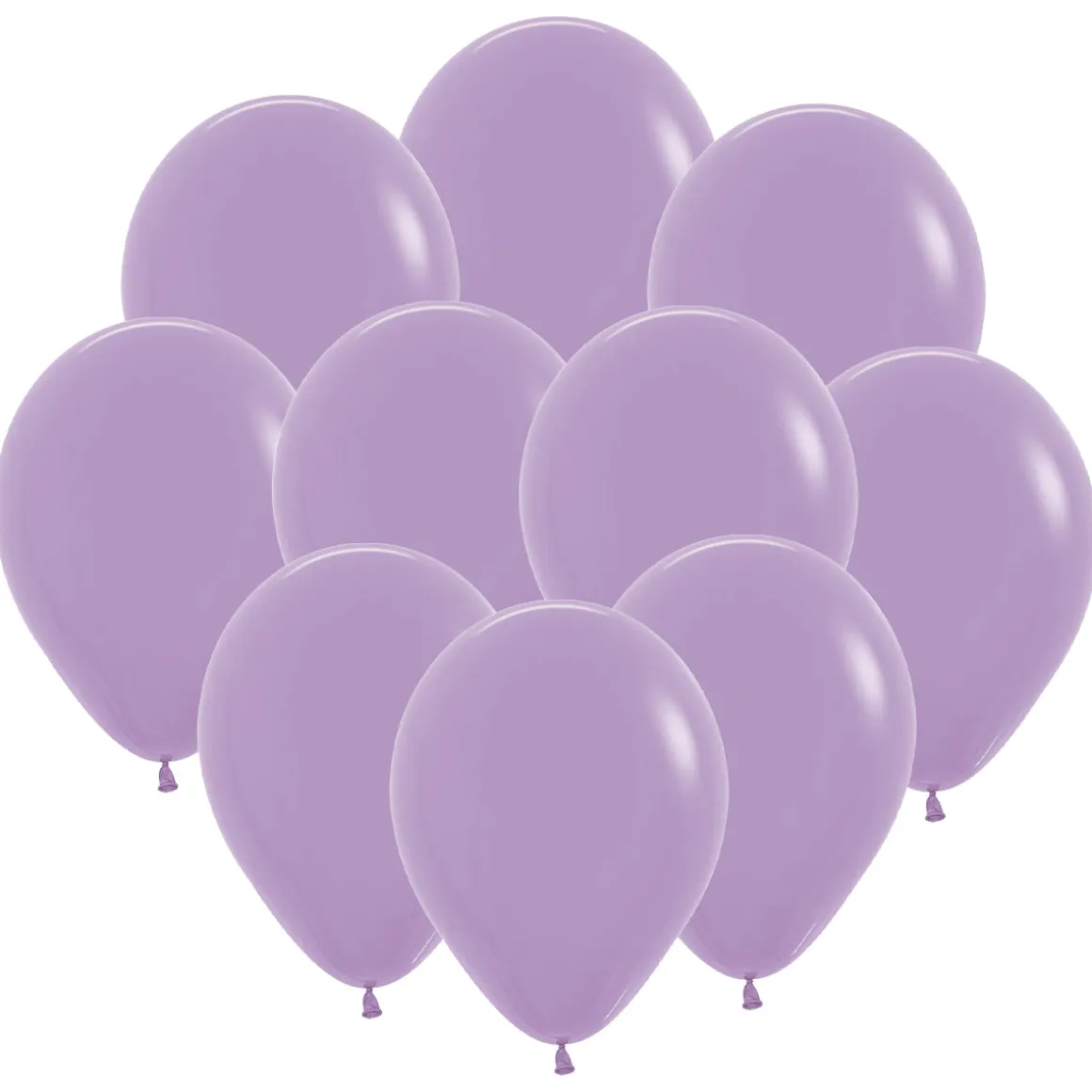 Ballonger, lavendellila 30 cm 10 st