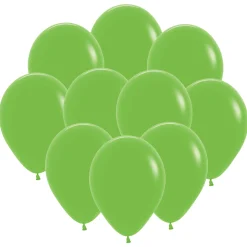 Ballonger, limegrön 30 cm 10 st