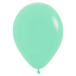 Ballonger, matta grön pastell 10 st