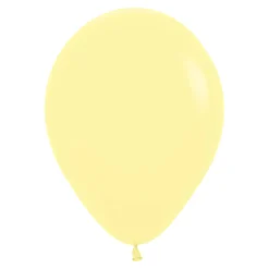 Ballonger, matta gul pastell 10 st