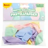 Ballonger, matta pastellfärger 10 st