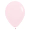 Ballonger, matta rosa pastell 10 st
