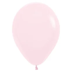 Ballonger, matta rosa pastell 10 st