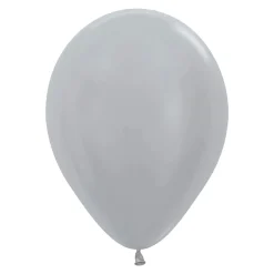 Ballonger, metallic silver 10 st