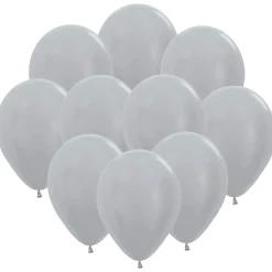 Ballonger, metallic silver 10 st