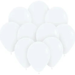 Ballonger, molnvit 30 cm 10 st