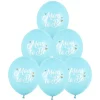 Ballonger, mom to be ljusblå 30 cm 6 st