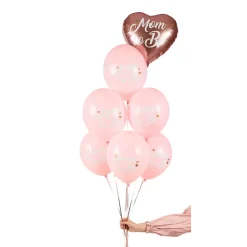 Ballonger, mom to be ljusrosa 30 cm 6 st