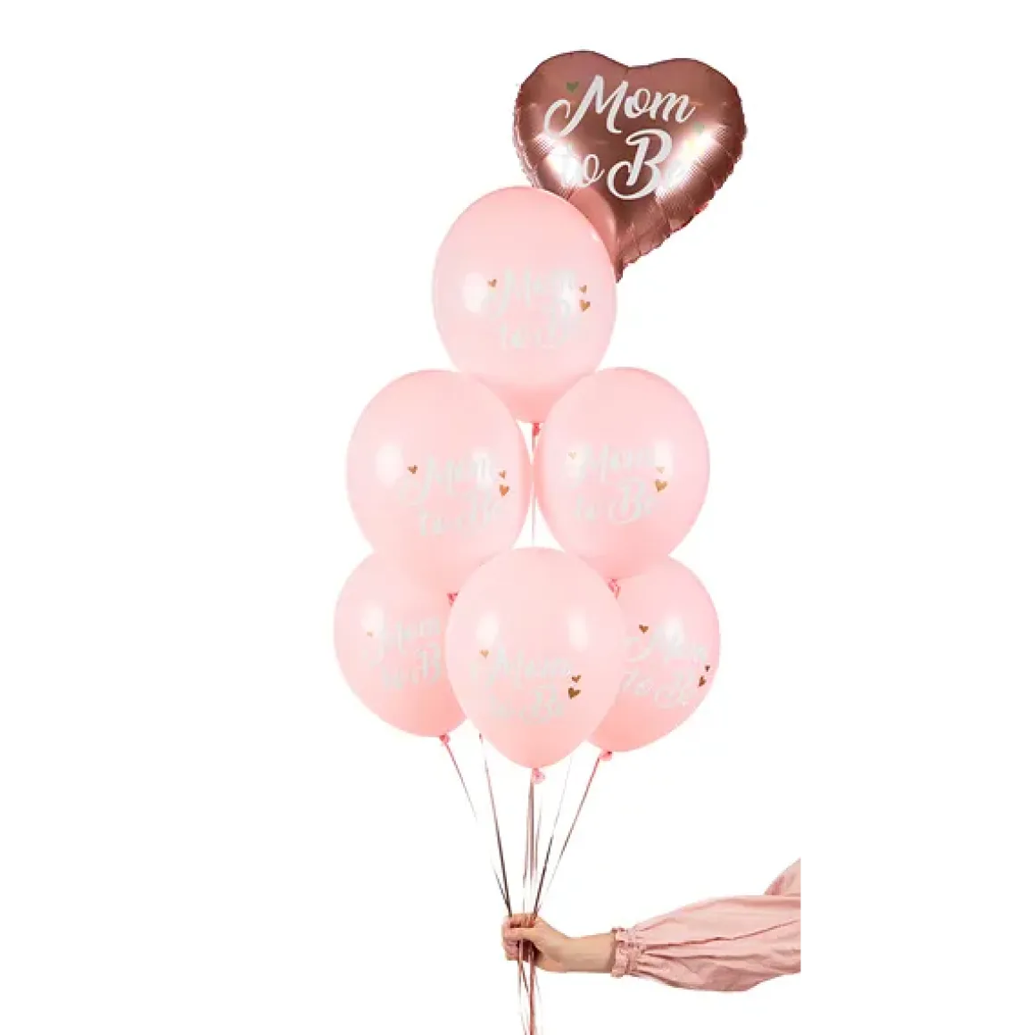 Ballonger, mom to be ljusrosa 30 cm 6 st
