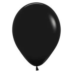 Ballonger, nattsvart 30 cm 10 st