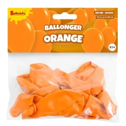 Ballonger, orange 30 cm 10 st