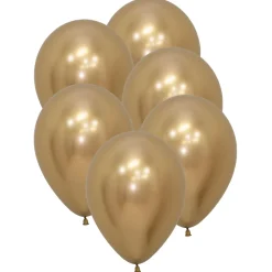 Ballonger, reflex guld 6 st