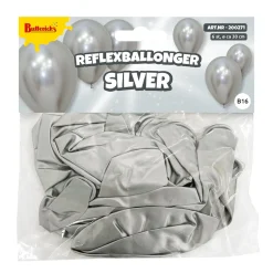 Ballonger, reflex silver 6 st