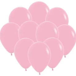Ballonger, rosenrosa 30 cm 10 st