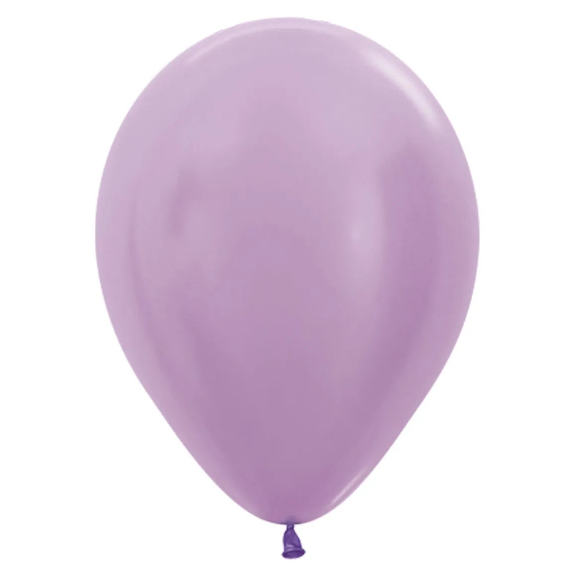 Ballonger, satin lila 10 st