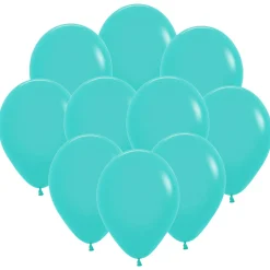 Ballonger, turkos 30 cm 10 st