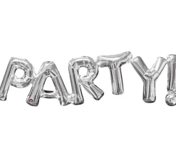 Ballonggirlang, party silver
