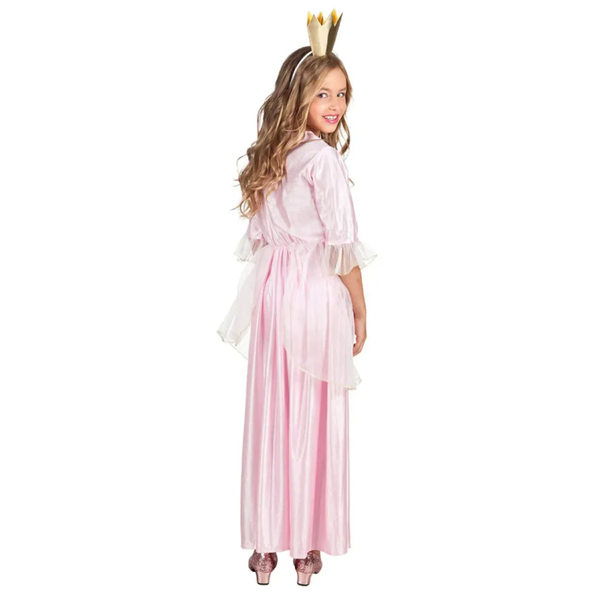 Barndräkt, prinsessa rosa 7-9 år