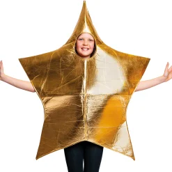 Barndräkt, stjärna guld