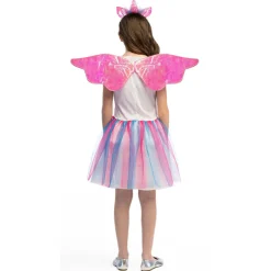 Barndräkt, unicorn girl 4-6 år