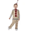 Barndräkt, vintage clown 1-2 år