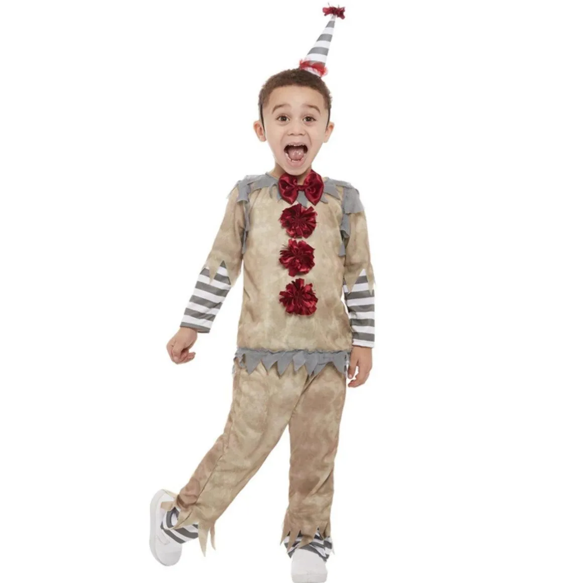 Barndräkt, vintage clown 1-2 år