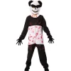Barndräkt, zombie panda 110/116 cl
