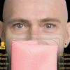 Black Label Latex Bald Caps - Blush Pink Bald Cap