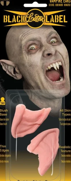 Black Label Latex Ears - Vampire Ears