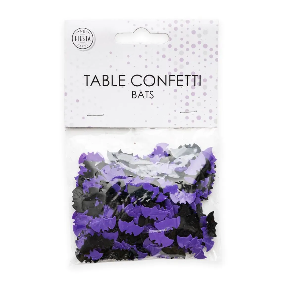 Bordskonfetti, fladdermöss lila/svart 14 g