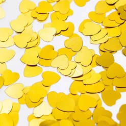 Bordskonfetti, hjärtan guld 14 g