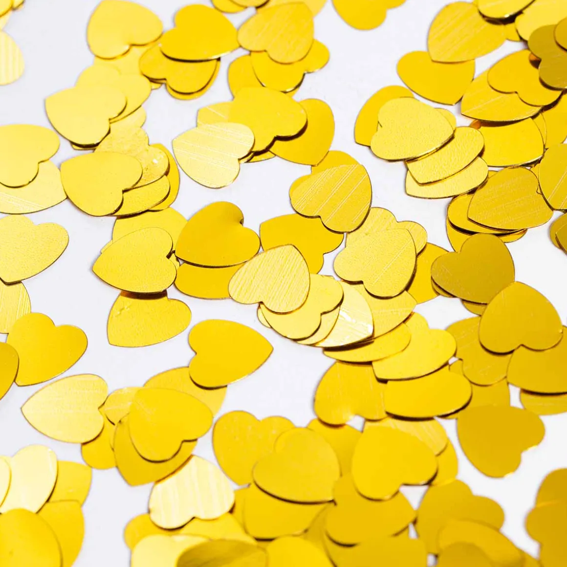 Bordskonfetti, hjärtan guld 14 g