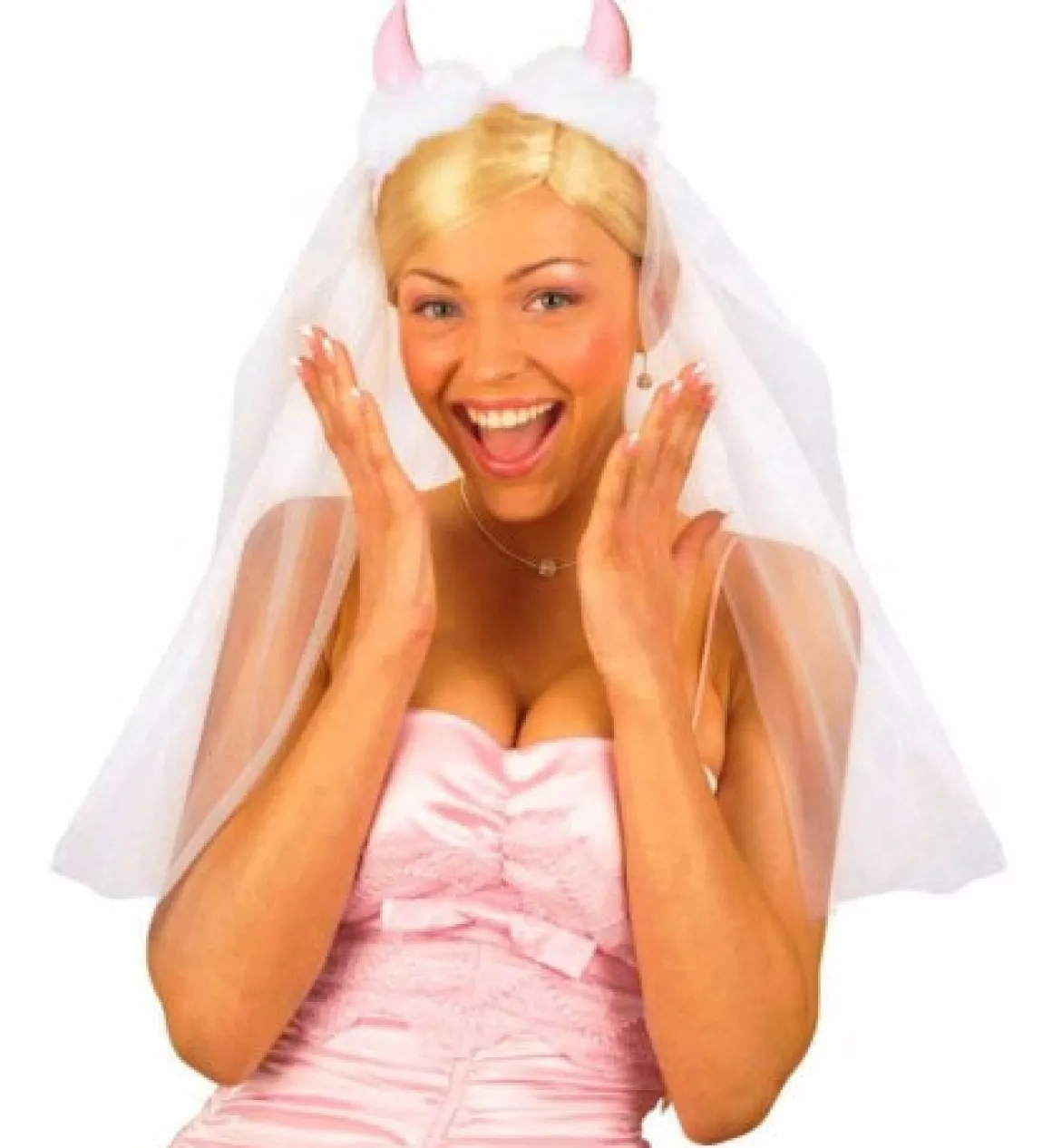 Brudslöja, pink devil