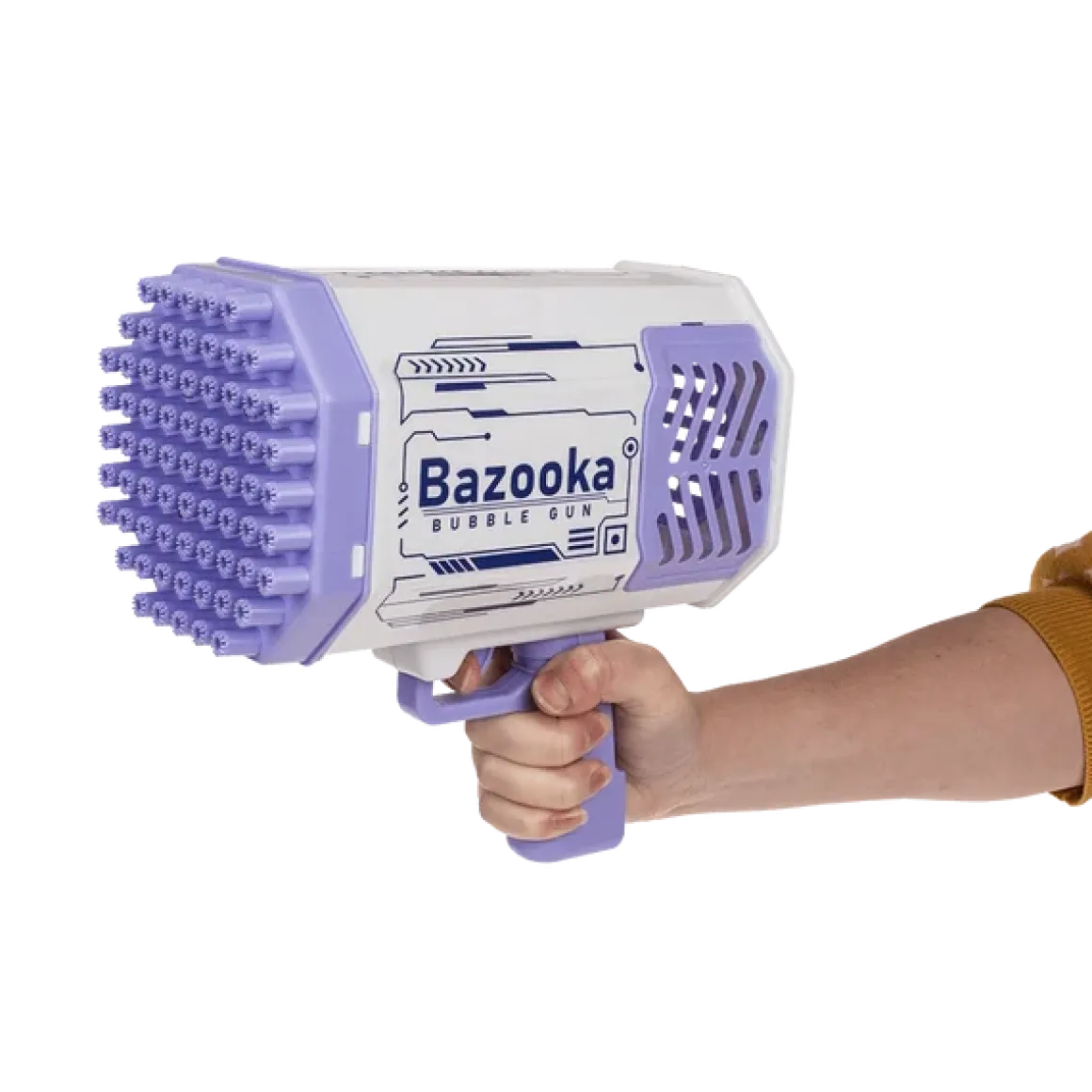 Bubbelpistol med LED, Bazooka