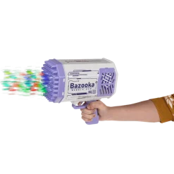 Bubbelpistol med LED, Bazooka