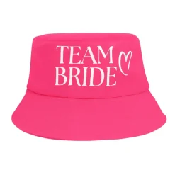Bucket hat, team bride rosa