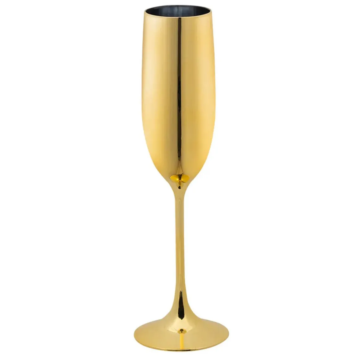 Champagneglas, guld 125 ml