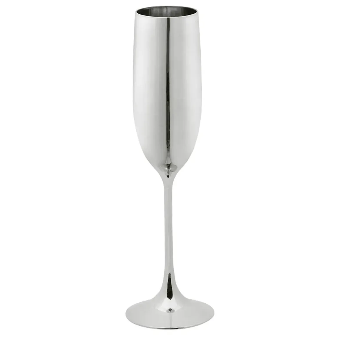 Champagneglas, silver 125 ml