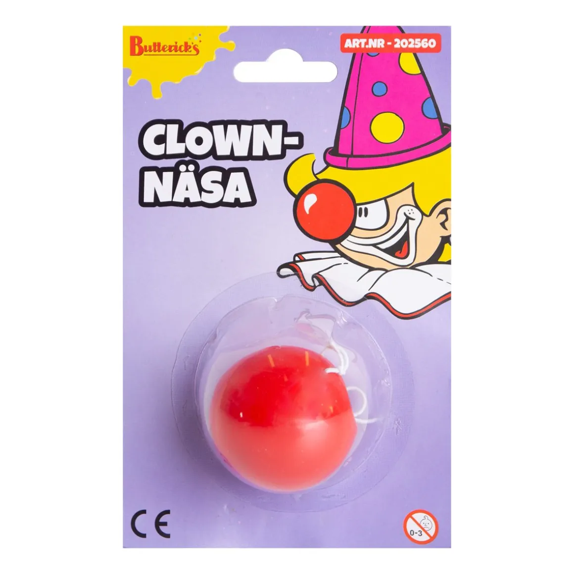 Clownnäsa, plast