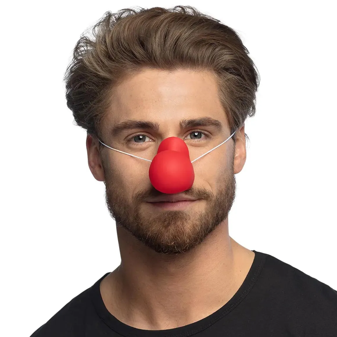 Clownnäsa, röd med tuta